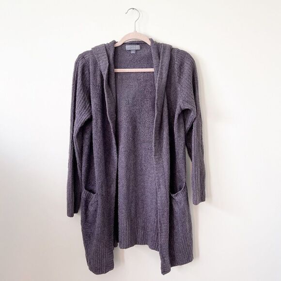 Barefoot dreams hooded open front cardigan jacket‎ - Picture 1 of 9